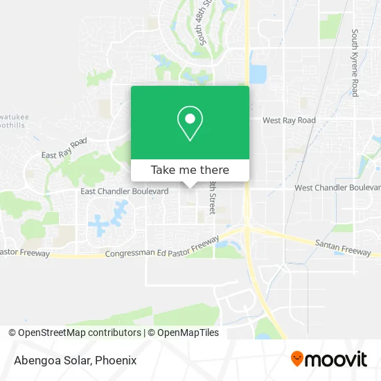 Abengoa Solar map