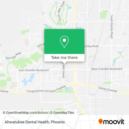 Ahwatukee Dental Health map