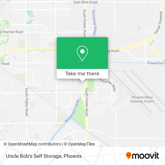 Mapa de Uncle Bob's Self Storage