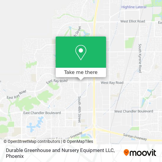 Durable Greenhouse and Nursery Equipment LLC map