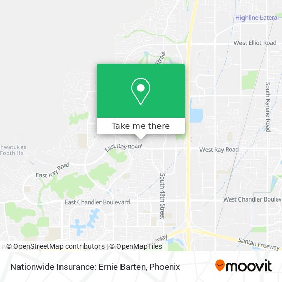 Nationwide Insurance: Ernie Barten map