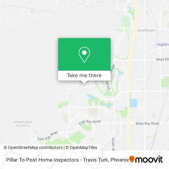 Pillar To Post Home Inspectors - Travis Turk map