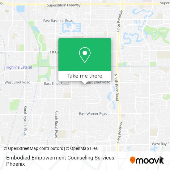 Embodied Empowerment Counseling Services map