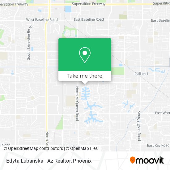 Mapa de Edyta Lubanska - Az Realtor