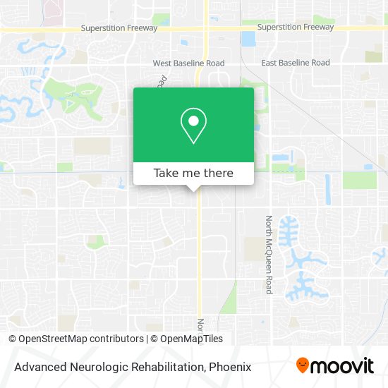 Advanced Neurologic Rehabilitation map