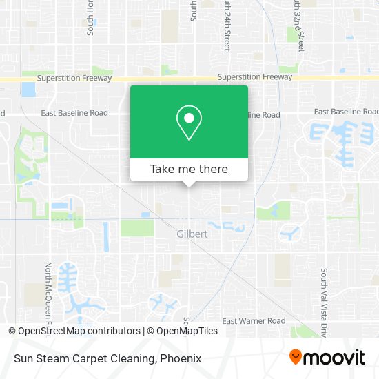 Sun Steam Carpet Cleaning map