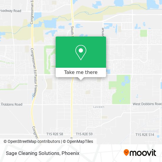 Sage Cleaning Solutions map