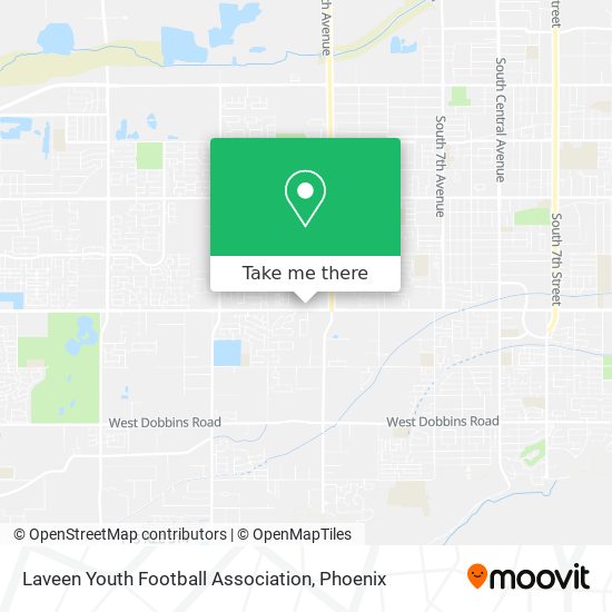 Laveen Youth Football Association map