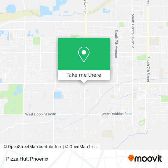 Pizza Hut map