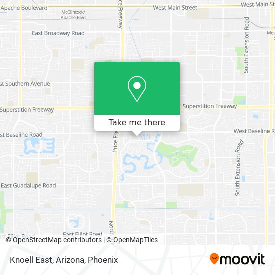 Mapa de Knoell East, Arizona