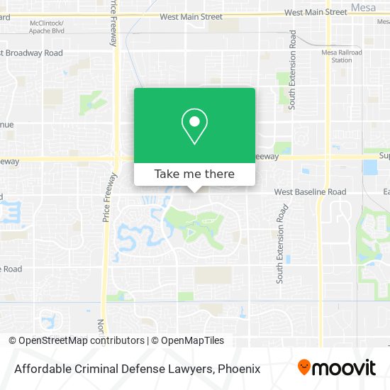 Mapa de Affordable Criminal Defense Lawyers