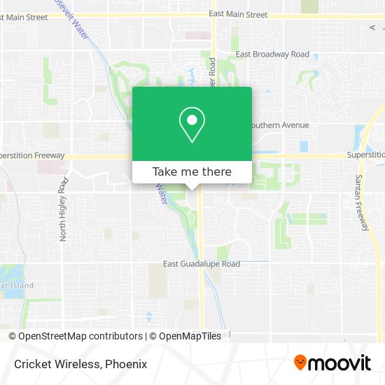 Cricket Wireless map