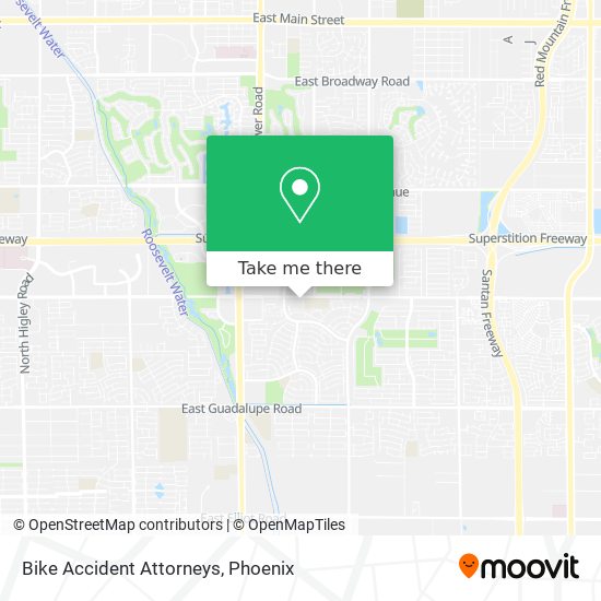 Bike Accident Attorneys map