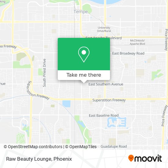 Raw Beauty Lounge map