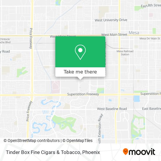 Tinder Box Fine Cigars & Tobacco map