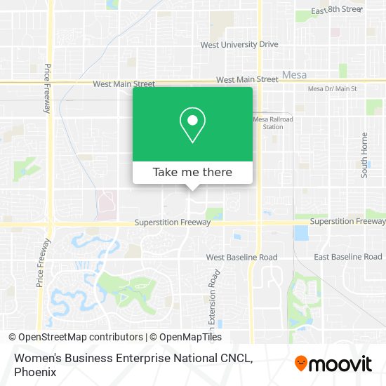 Women's Business Enterprise National CNCL map