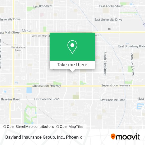 Bayland Insurance Group, Inc. map