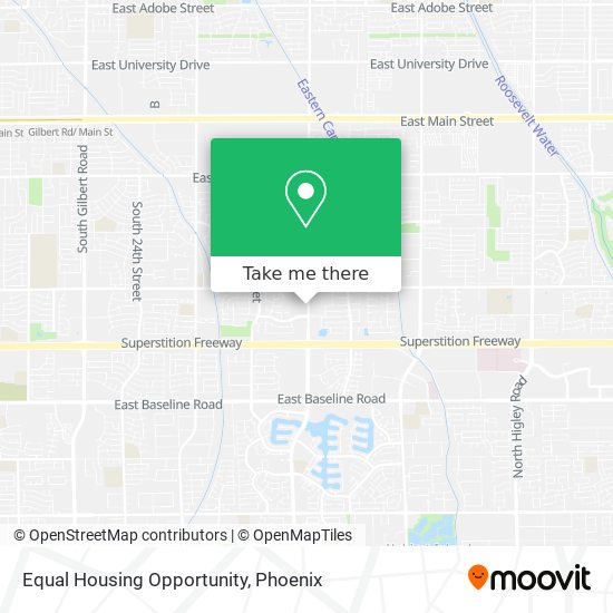 Mapa de Equal Housing Opportunity