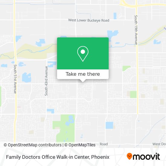 Family Doctors Office Walk-in Center map