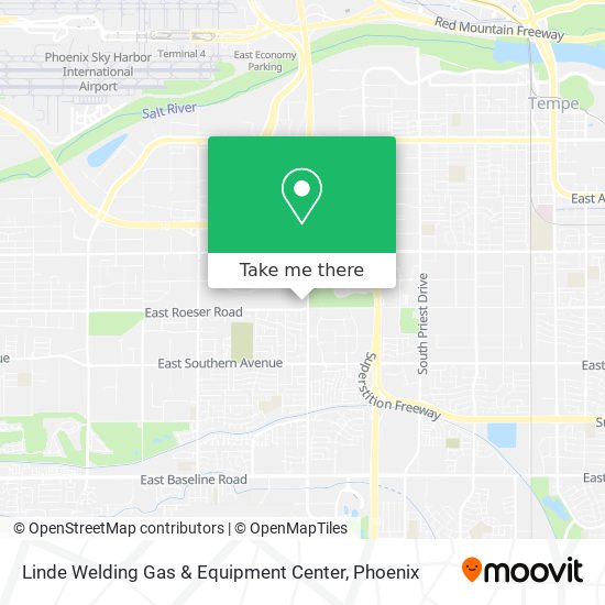 Linde Welding Gas & Equipment Center map