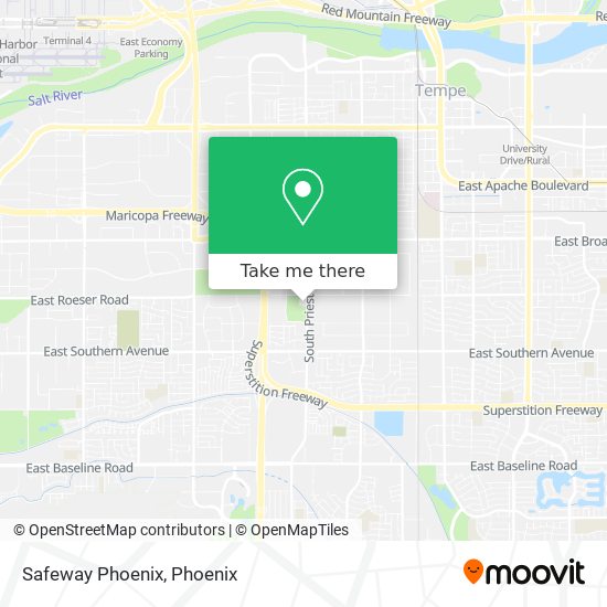 Mapa de Safeway Phoenix