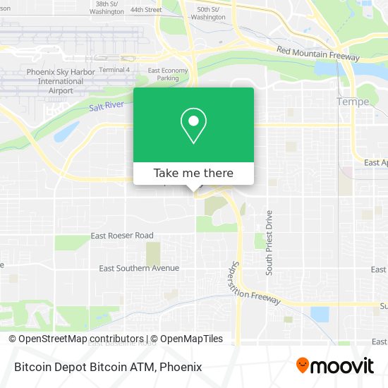 Mapa de Bitcoin Depot Bitcoin ATM