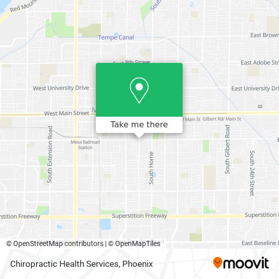 Mapa de Chiropractic Health Services