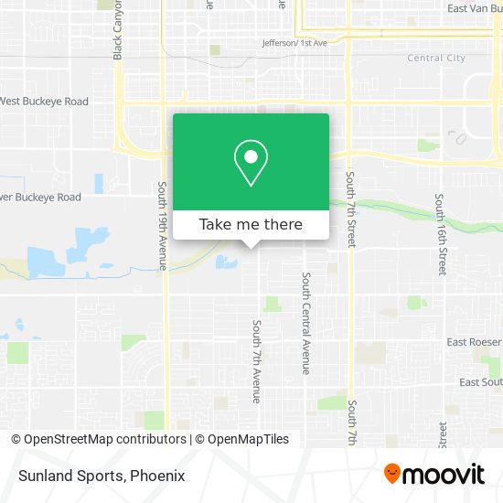 Sunland Sports map