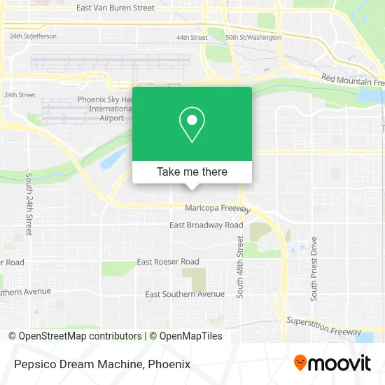 Pepsico Dream Machine map