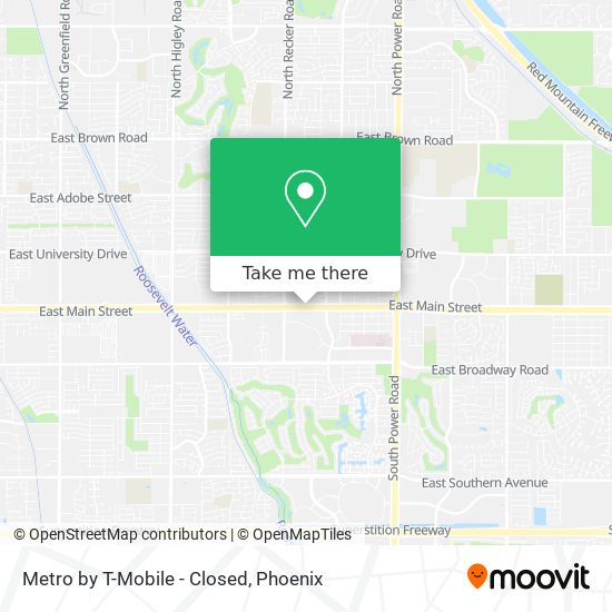 Metro by T-Mobile - Closed map