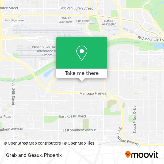 Mapa de Grab and Geaux