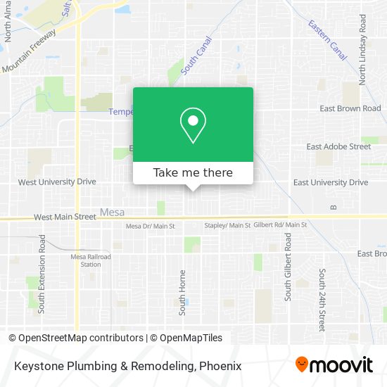 Mapa de Keystone Plumbing & Remodeling