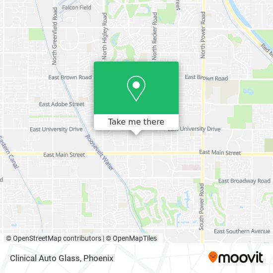 Clinical Auto Glass map