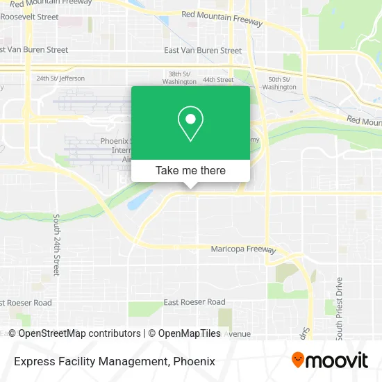 Express Facility Management map