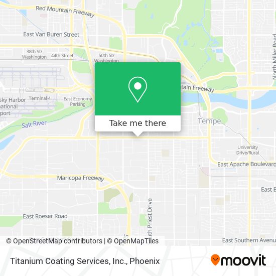 Titanium Coating Services, Inc. map