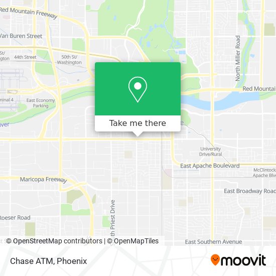 Chase ATM map