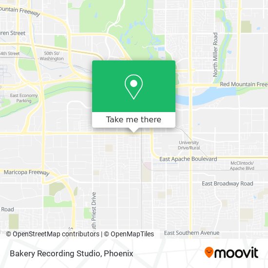 Bakery Recording Studio map