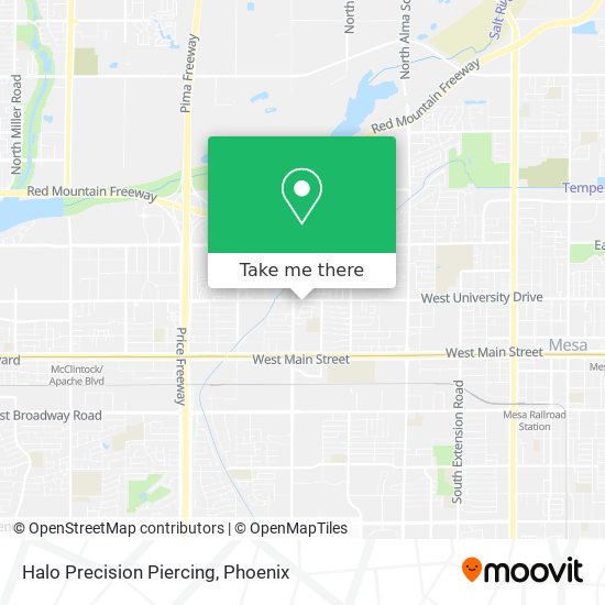 Halo Precision Piercing map