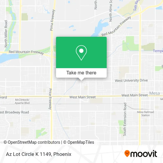 Az Lot Circle K 1149 map