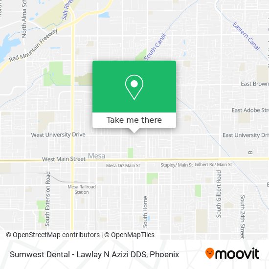 Sumwest Dental - Lawlay N Azizi DDS map