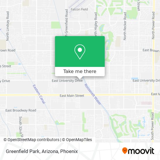 Greenfield Park, Arizona map