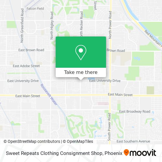 Mapa de Sweet Repeats Clothing Consignment Shop