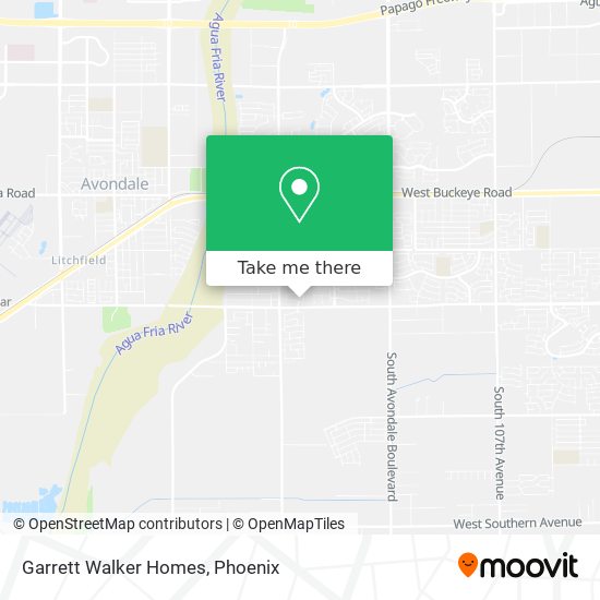 Garrett Walker Homes map