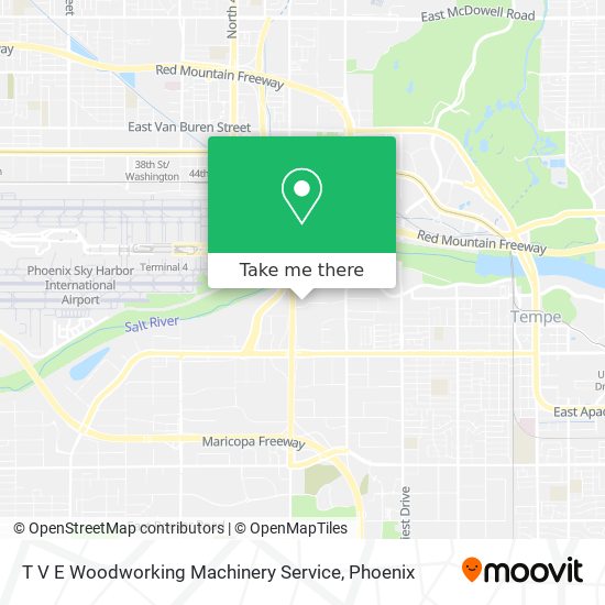 T V E Woodworking Machinery Service map