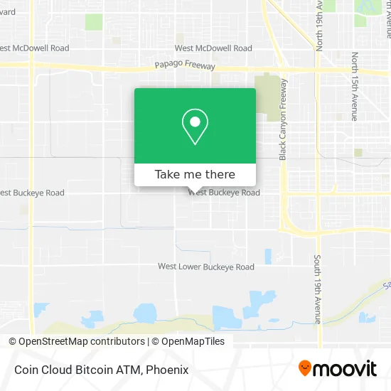 Coin Cloud Bitcoin ATM map