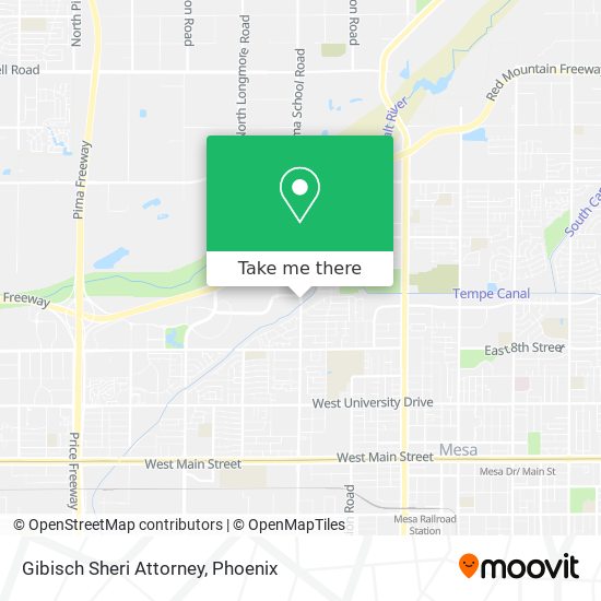 Gibisch Sheri Attorney map