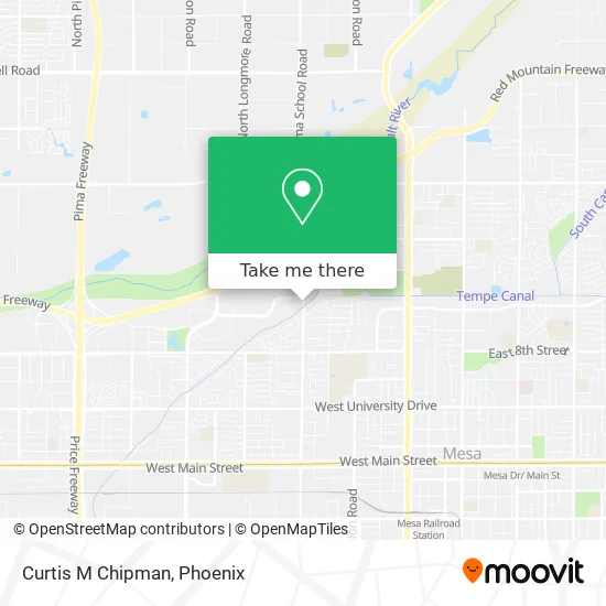 Curtis M Chipman map