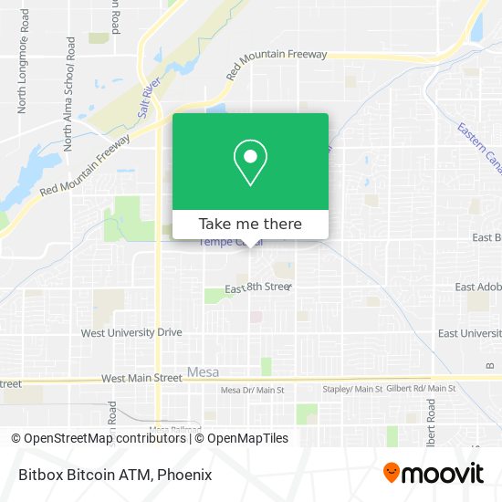 Bitbox Bitcoin ATM map