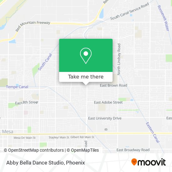 Mapa de Abby Bella Dance Studio