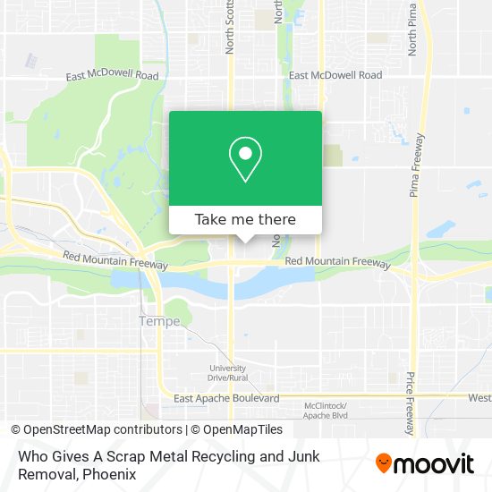 Who Gives A Scrap Metal Recycling and Junk Removal map